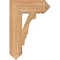 Ekena Millwork Balboa Arts & Crafts Smooth Bracket, Western Red Cedar, 5 1/2"W x 18"D x 26"H BKT06X18X26BOA03SWR - alternate 3